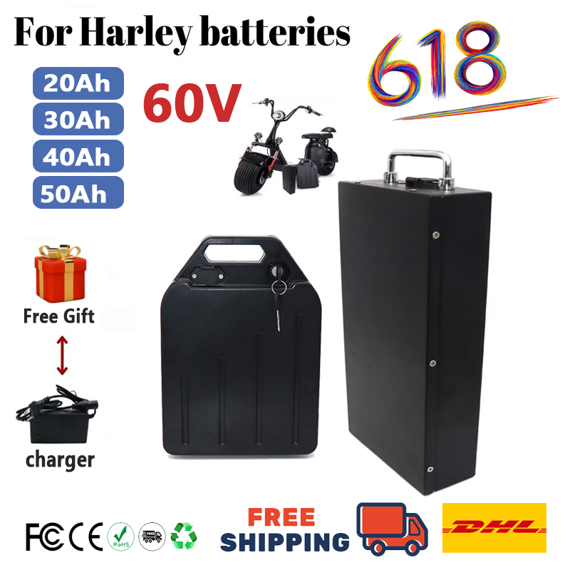 60V 50Ah Electric Scooter Battery - ハーレーバッテリー 60V 20Ah 30Ah 40Ah 50Ah
