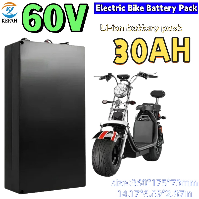 60V 50Ah Electric Scooter Battery - ハーレーバッテリー60V 20Ah/30Ah/40Ah/50Ah 18650リチウムバッテリー新品 ハーレーシティココスクーターと自転車用18650バッテリー