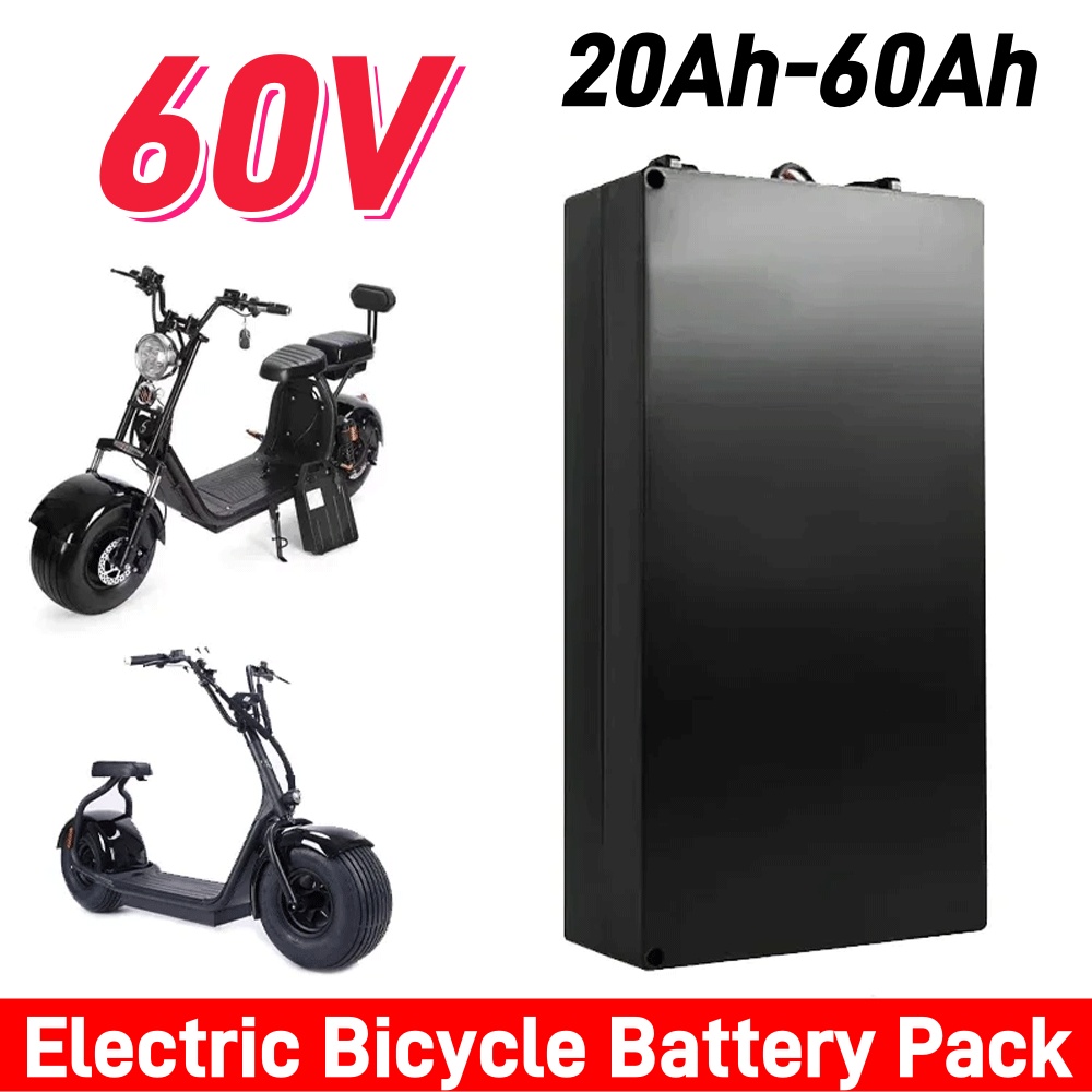60V 50Ah Electric Scooter Battery - 60V 20Ah 30Ah 18650 リチウム電池ハーレー二輪電動バイク用バッテリー防水 Citycoco