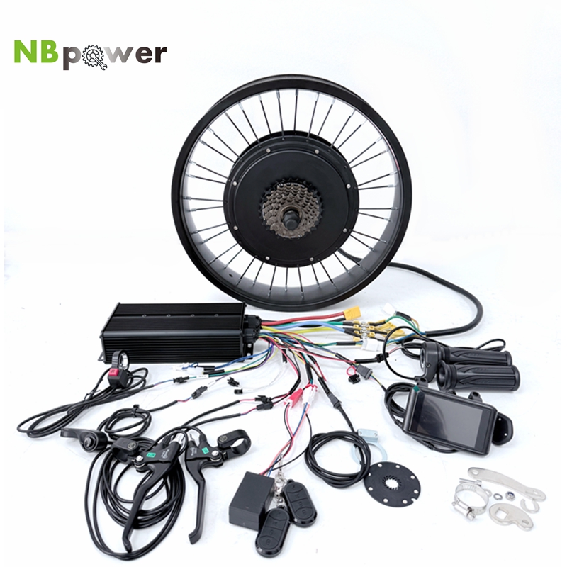 72V 100A Sabvoton Controller - NBpower 170/190mmドロップアウト 48-72V 5000W BLDCハブモーター ファットバイク/スノーバイク変換キット