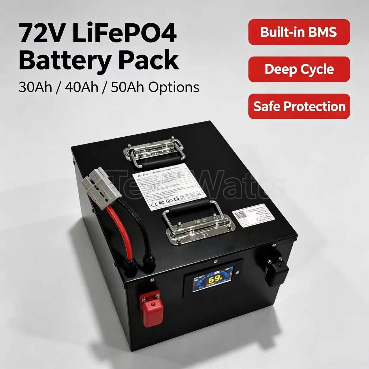 72V 30Ah 30A 40Ah 40A 50Ah 50A - 72V 40Ah Lifepo4 Battery Pack のレビューと価格